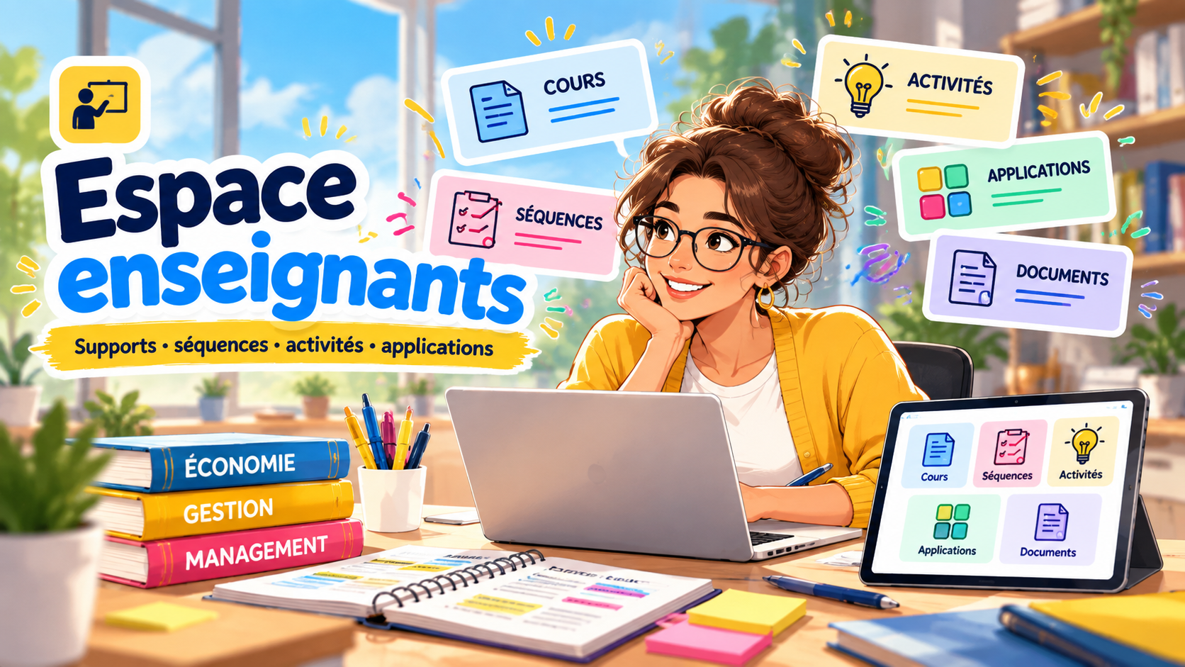 Espace enseignants : supports, séquences, activités, applications et documents à télécharger